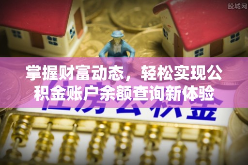 乌拉特后旗掌握财富动态，轻松实现公积金账户余额查询新体验