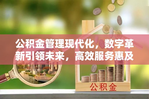 乌拉特后旗公积金管理现代化，数字革新引领未来，高效服务惠及民生