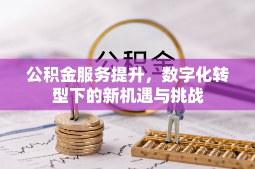 乌拉特后旗公积金服务提升，数字化转型下的新机遇与挑战