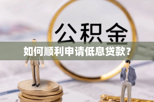 乌拉特后旗如何顺利申请低息贷款？