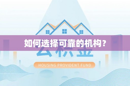 乌拉特后旗如何选择可靠的机构？