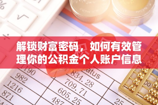 乌拉特后旗解锁财富密码，如何有效管理你的公积金个人账户信息