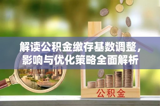 乌拉特后旗解读公积金缴存基数调整，影响与优化策略全面解析