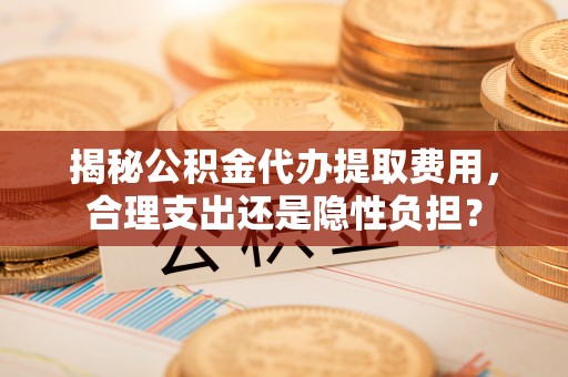 乌拉特后旗揭秘公积金代办提取费用，合理支出还是隐性负担？