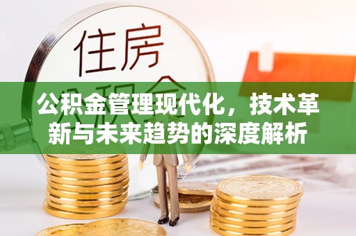 乌拉特后旗公积金管理现代化，技术革新与未来趋势的深度解析